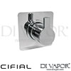Cifial 32217CL.L 32217CL.R Coule 3 4 Inch Wall Stop Valve Spare Parts